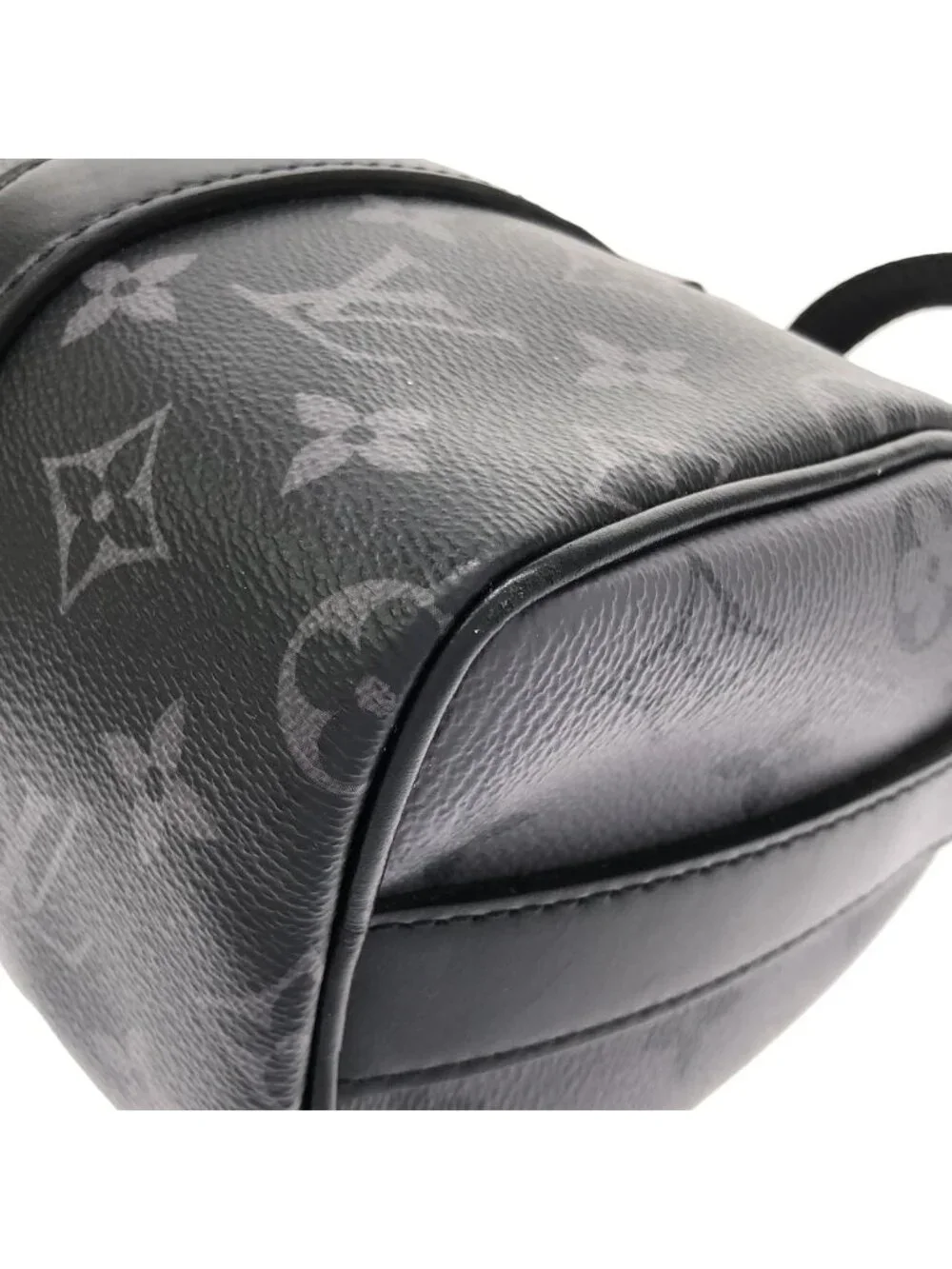 Louis Vuitton Monogram Eclipse Reverse Keepall Bandouliere 25 Boston Bag